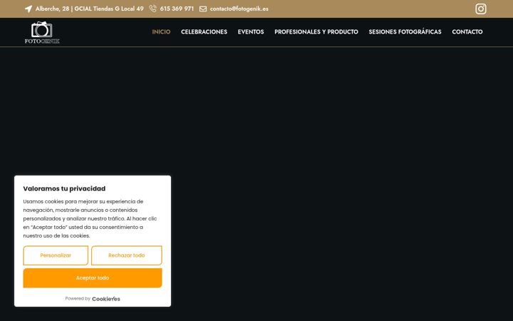 Screenshot of fotogenik.es
