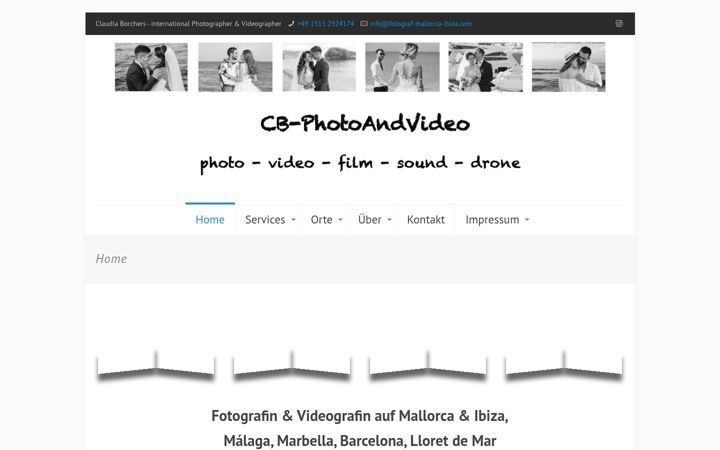 Screenshot of fotograf-mallorca-ibiza.com
