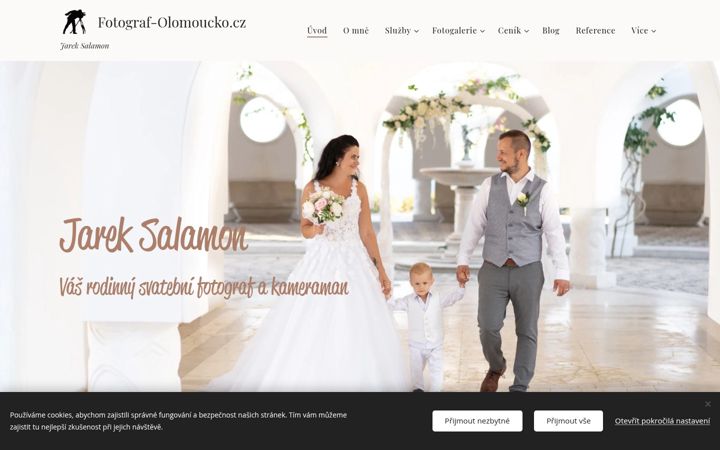 Screenshot of fotograf-olomoucko.cz