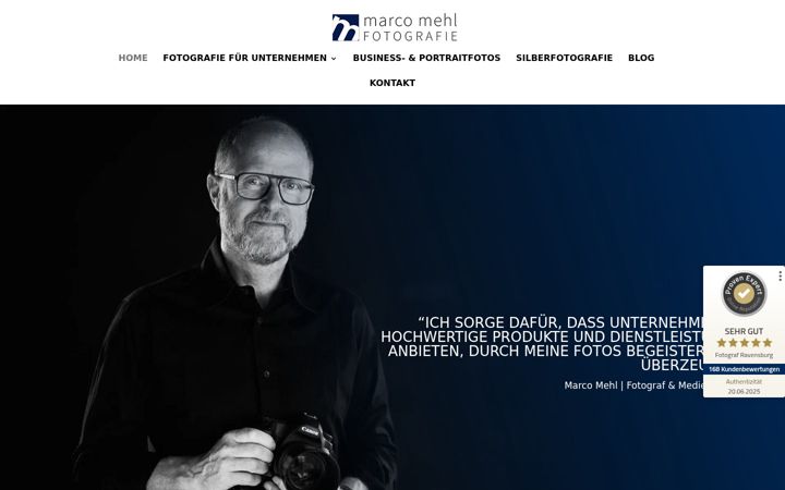 Screenshot of fotograf-ravensburg.de