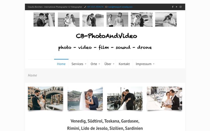 Screenshot of fotograf-venedig.com