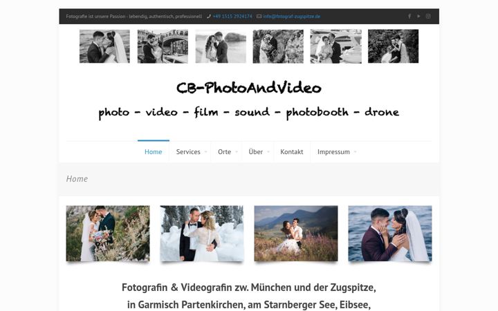 Screenshot of fotograf-zugspitze.de