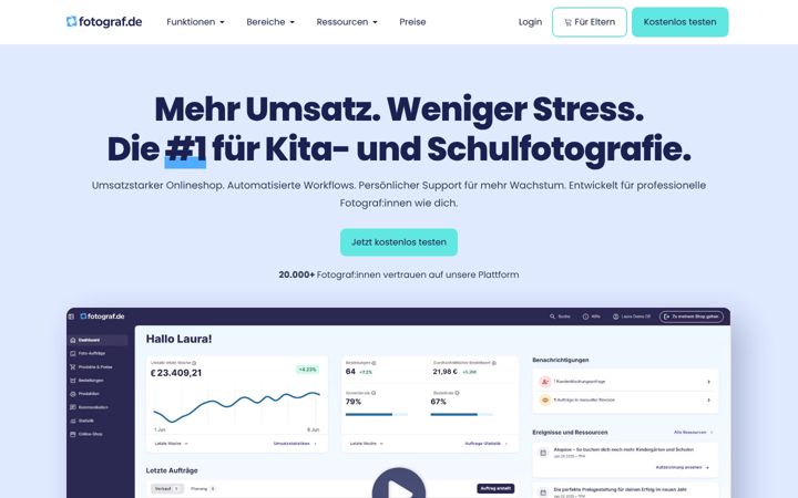 Screenshot of fotograf.de