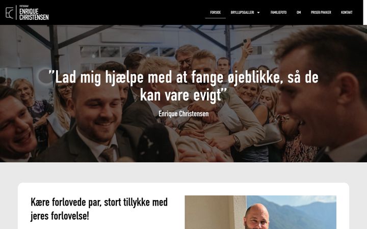 Screenshot of fotografec.dk