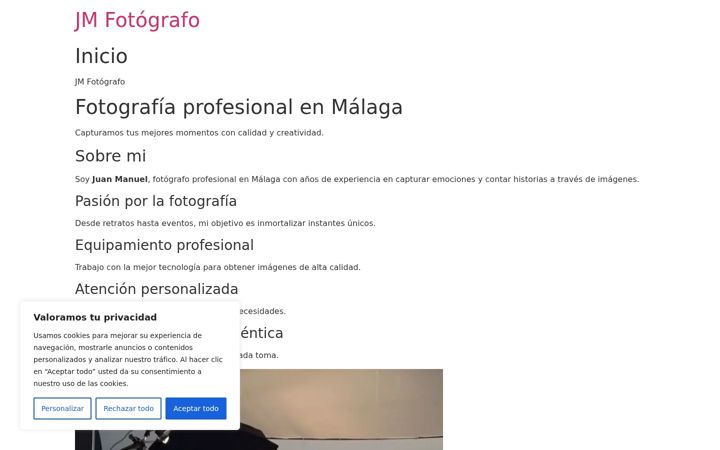 Screenshot of fotografia-juanmanuel.es