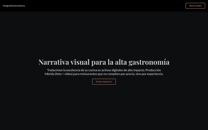 Screenshot of fotografiagastronomica.es