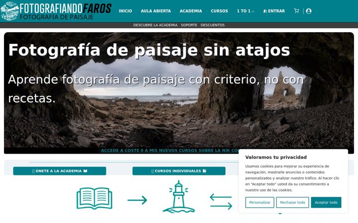 Screenshot of fotografiandofaros.com