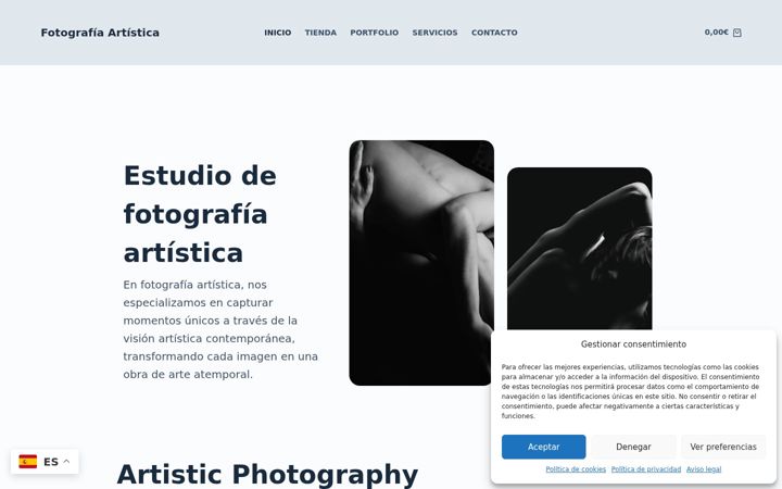Screenshot of fotografiartistica.online
