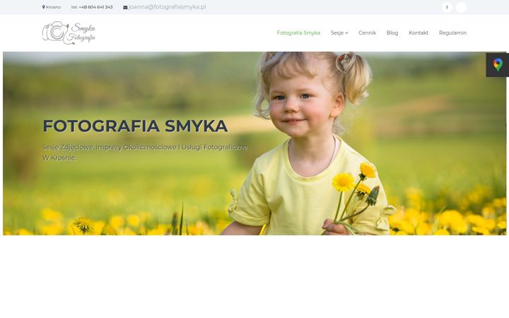 Screenshot of fotografiasmyka.pl