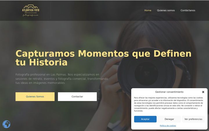 Screenshot of fotografiasprofesionales.es