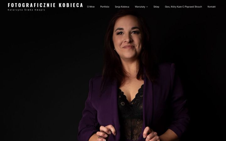 Screenshot of fotograficznie-kobieca.pl