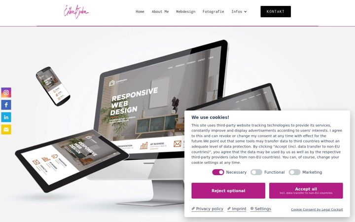 Screenshot of fotografie-brehm.de