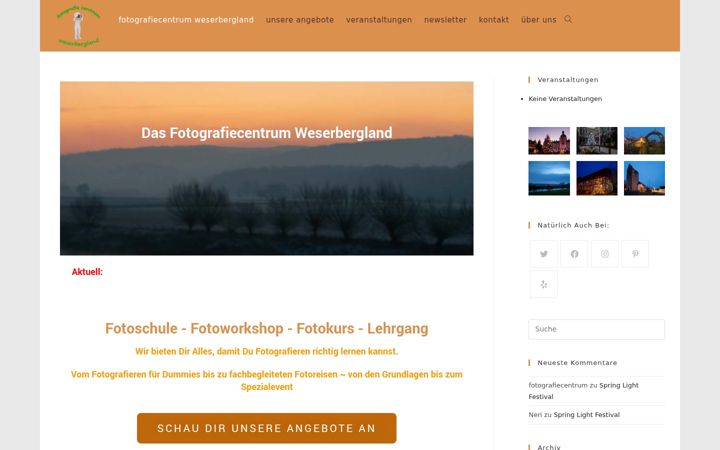 Screenshot του fotografie-centrum-weserbergland.de