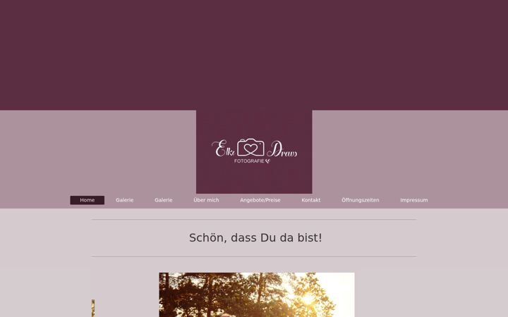 Screenshot of fotografie-elke-drews.de