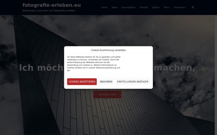 Screenshot of fotografie-erleben.eu