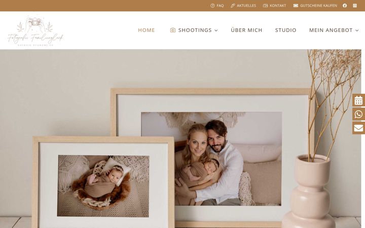 Screenshot of fotografie-familienglueck.de