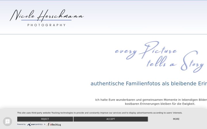 Screenshot of fotografie-nicole-herschmann.de