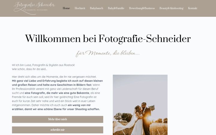 Screenshot of fotografie-schneider.com