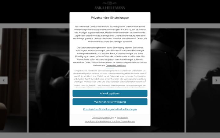 Screenshot of fotografie-sinnlicht.de