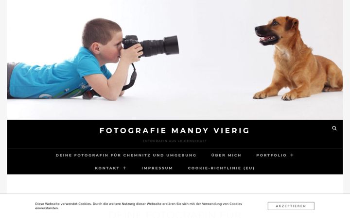 Screenshot of fotografiemandyvierig.de