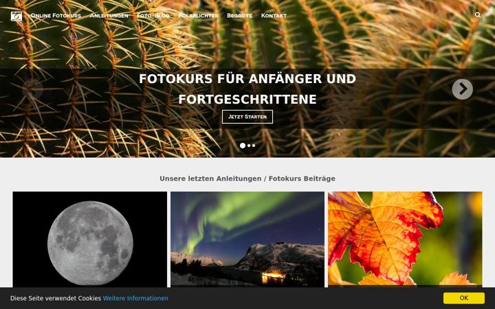Screenshot του fotografieren-kurs.de