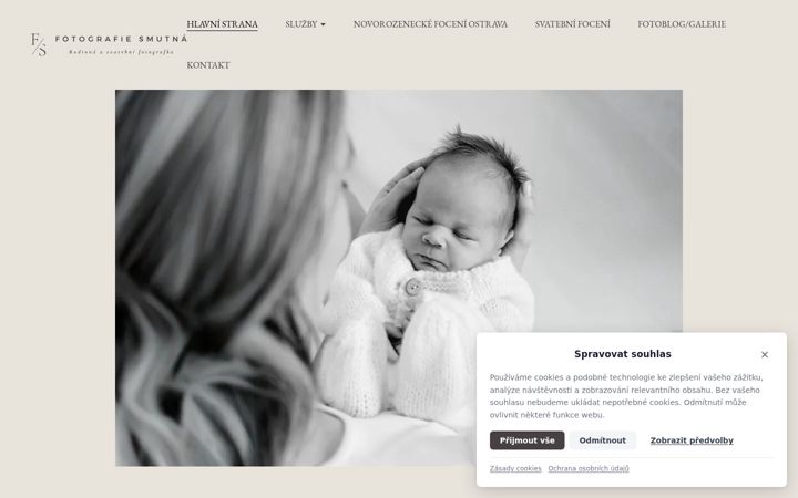 Screenshot of fotografiesmutna.cz