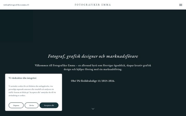Kuvakaappaus sivustosta fotografikeremma.fi