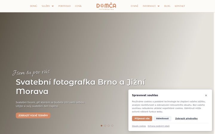 Screenshot of fotografkadomca.cz