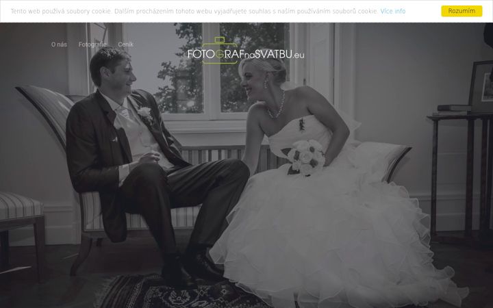 Screenshot of fotografnasvatbu.eu