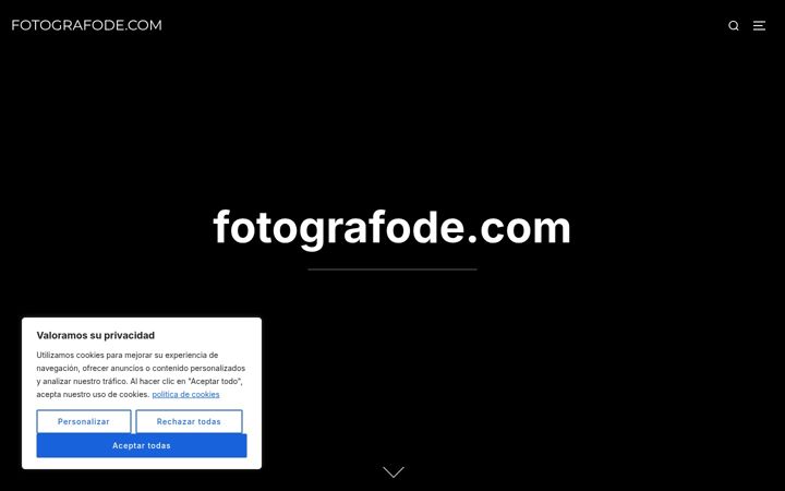 Screenshot of fotografode.com