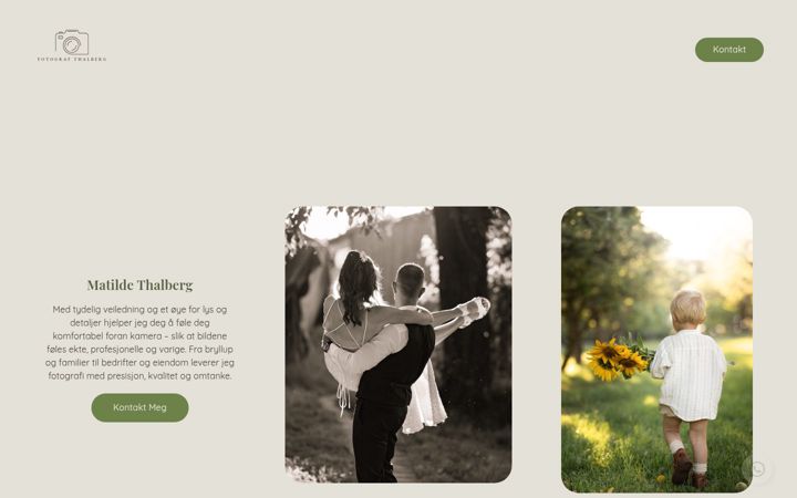 Screenshot of fotografthalberg.com