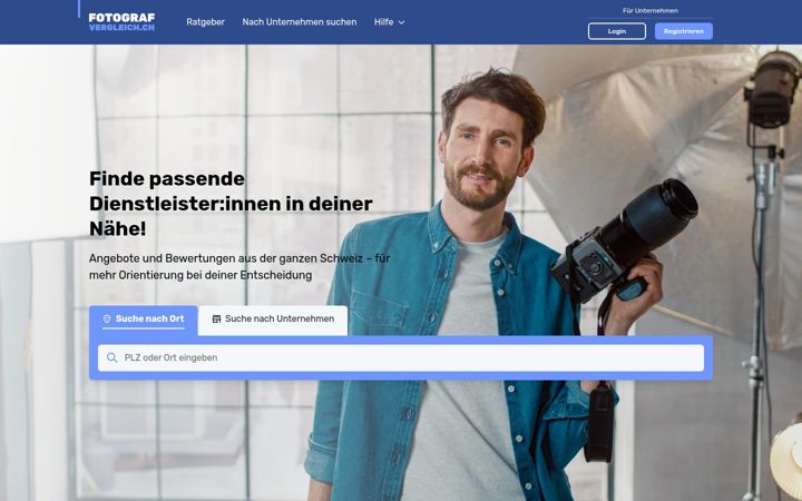 Screenshot of fotografvergleich.ch