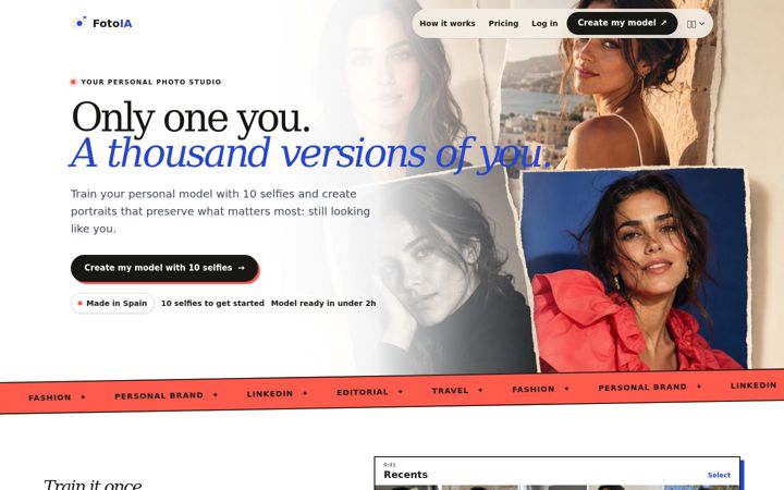 Screenshot of fotoia.es