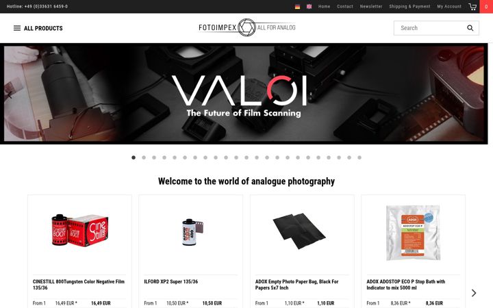 Screenshot of fotoimpex.com
