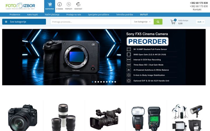 Screenshot of fotoizbor.net