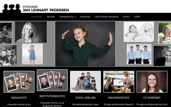 Screenshot of fotojan.dk