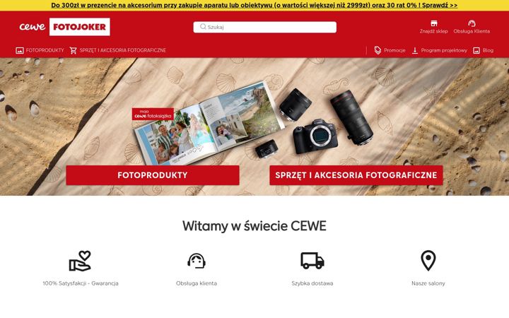 Screenshot of fotojoker.pl