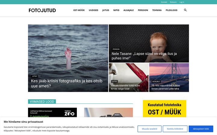 Screenshot of fotojutud.ee