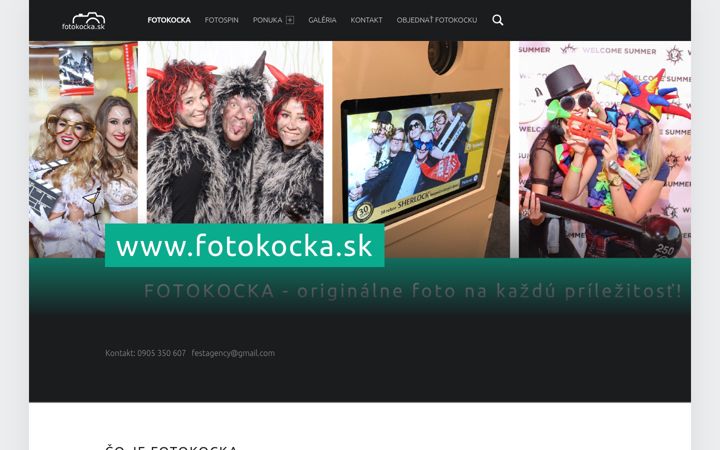 Screenshot of fotokocka.sk