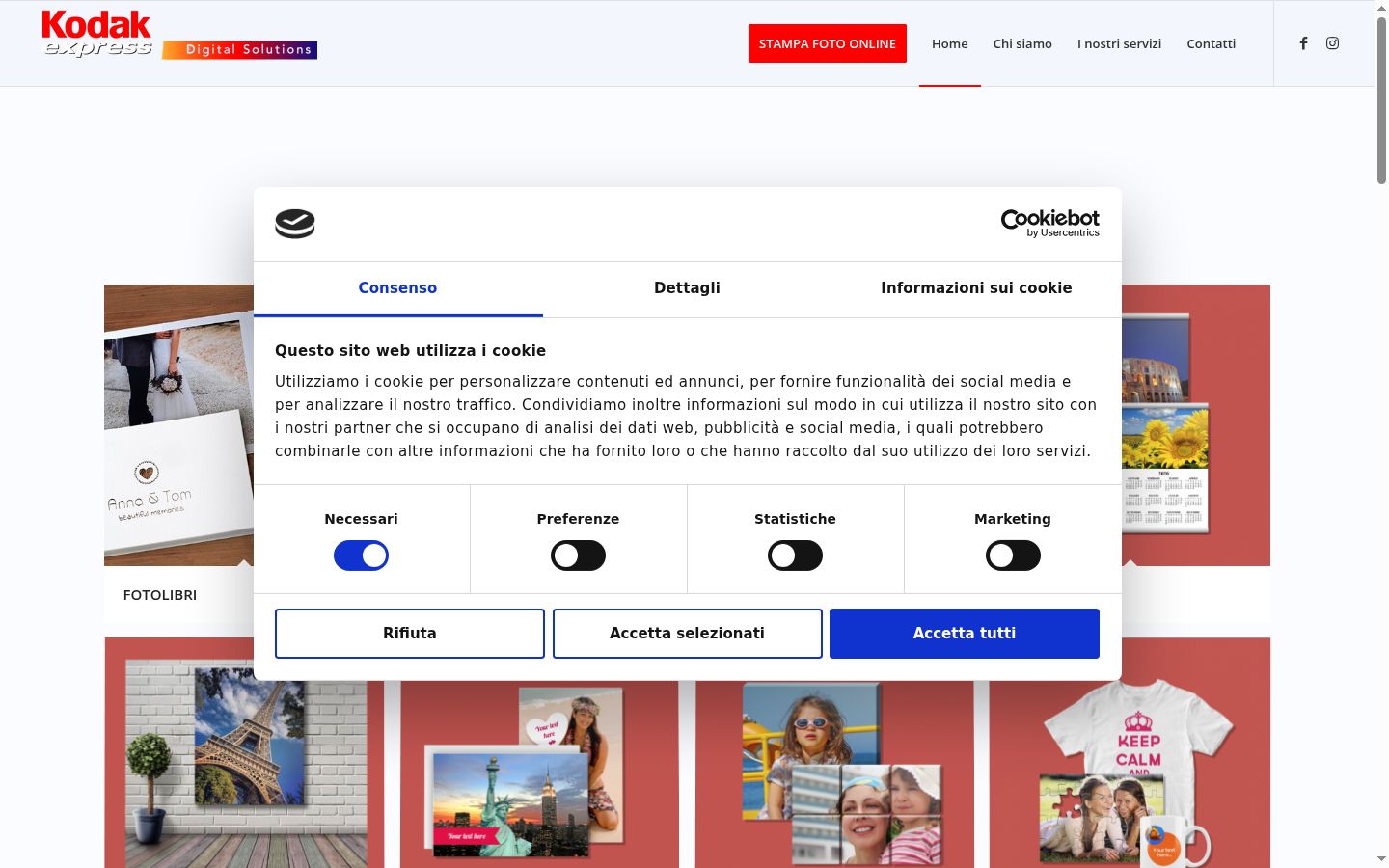 Snímek obrazovky baneru souhlasu zobrazeného před jakoukoli interakcí