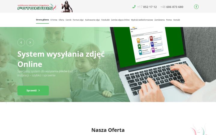 Screenshot of fotokubin.pl
