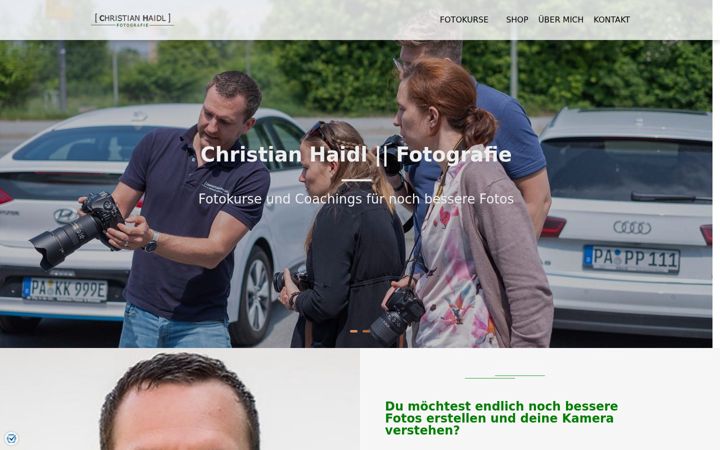 Screenshot of fotokurs-passau.de