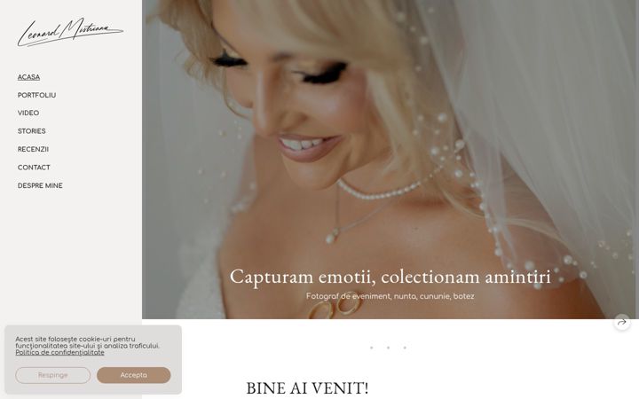 Screenshot of fotoleonard.ro