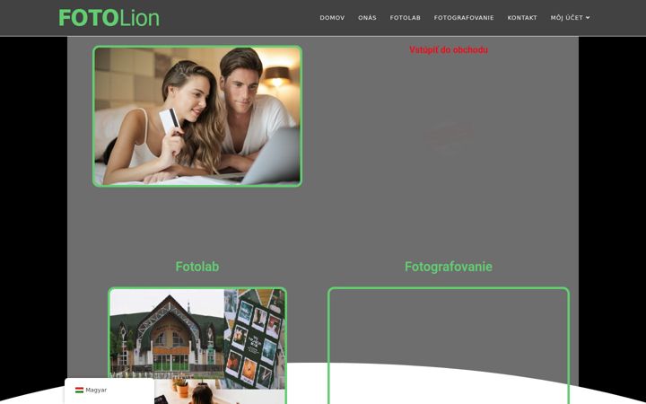 Screenshot ta' fotolion.sk