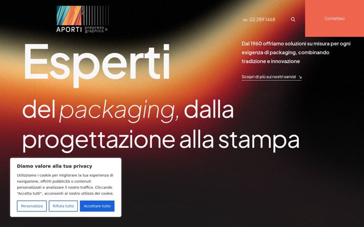 Screenshot stránky fotolitoaporti.it