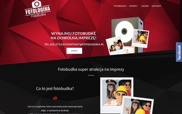 Screenshot of fotologika.pl