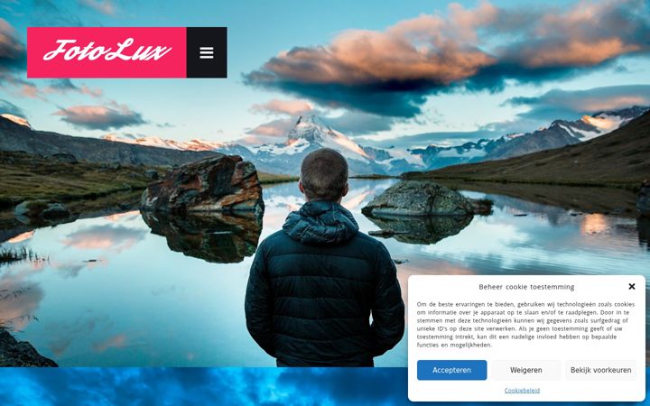 Screenshot of fotolux.be