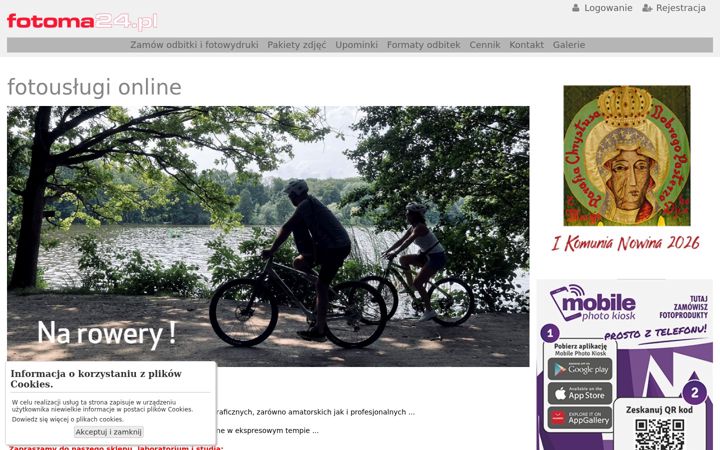 Screenshot of fotoma24.pl