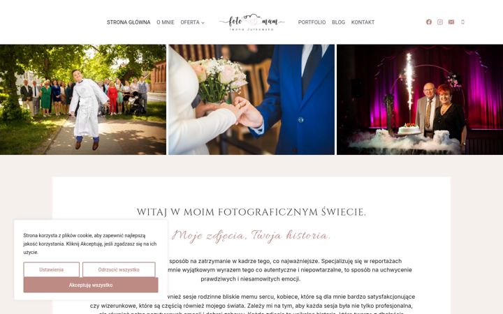 Screenshot of fotomam.pl