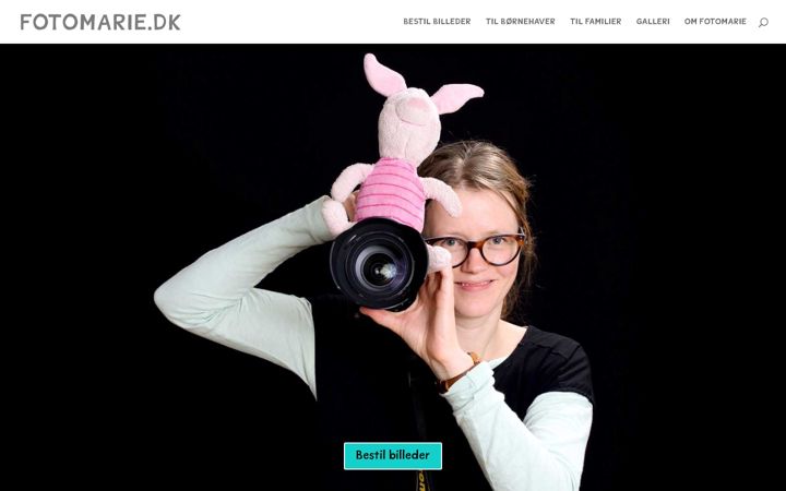 Skärmbild av fotomarie.dk